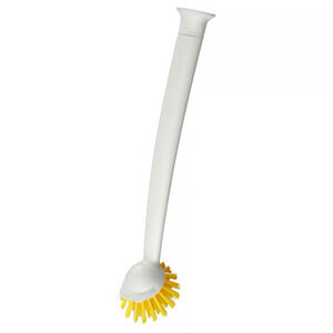 IKEA RINNIG Dish Brush, Bright Yellow/Off-White (205.658.56) NEW
